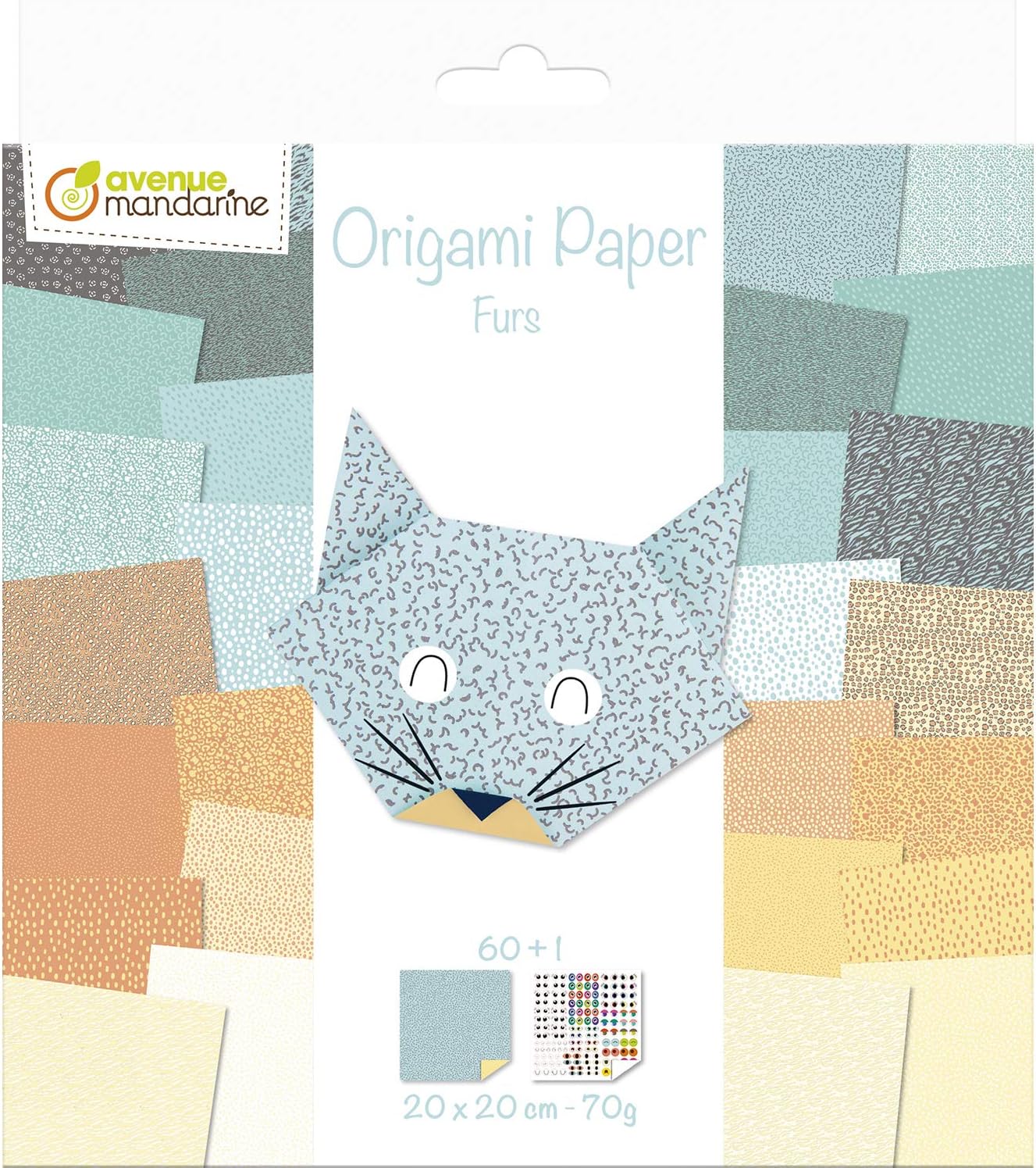 100 pièces Papier Origai, Feuilles Origai de Papier Origai Brillant