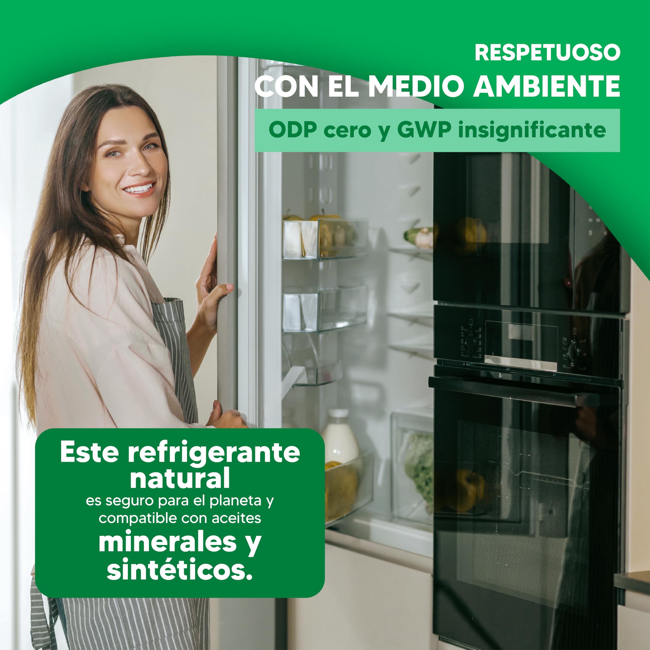 Reporshop - Kit di Ricarica Refrigerante - 1 Bombola da 420 g di Gas Refrigerante R600a - Valvola di Servizio - Tubo di Carica - Compatibile con Frigoriferi, Freezer, Armadi Freddi…