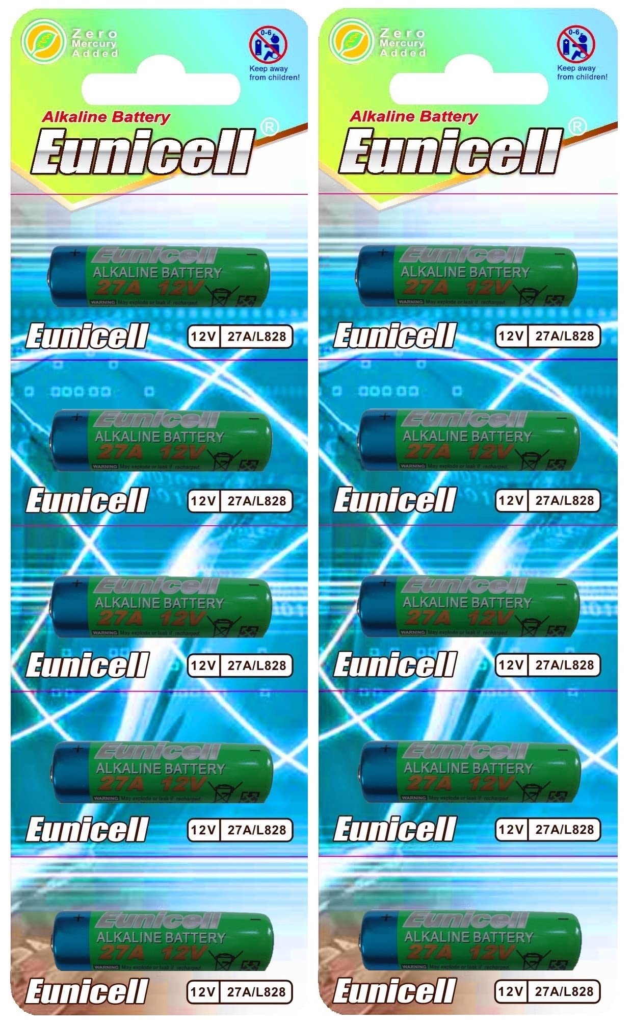 10 Pièces 27a 12v MN27 27 L828 A27 Super Lkline Bt... – Grandado - Foto 6