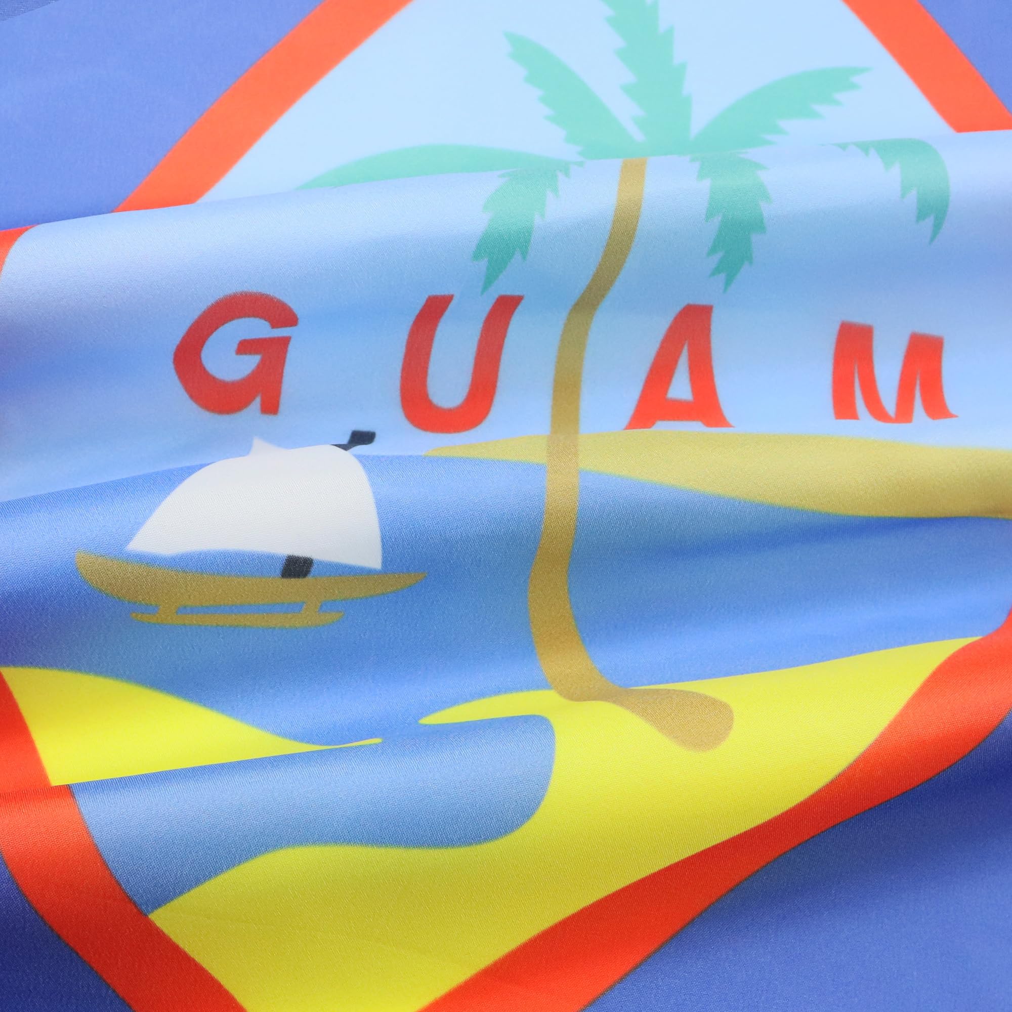 Drapeau Guam en Polyester 100D, 150cm x 90cm