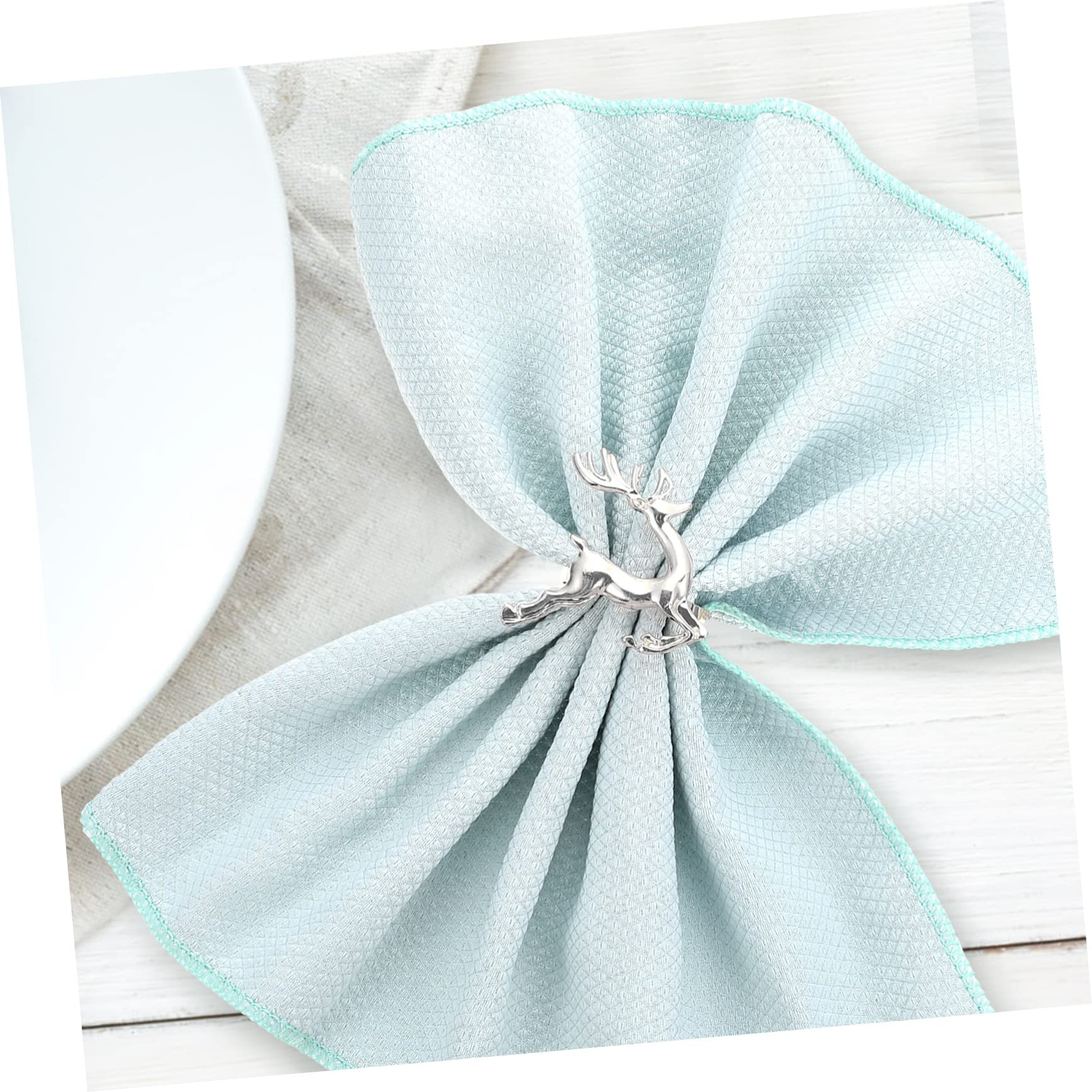 TOPBATHY 30 Pz Portatovaglioli natale decorazioni tavola portatovaglioli natalizi decorazioni per tovaglioli anello decorativo tovagliolo decorazioni natalizie arredamento lega