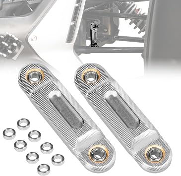 Sway Bar End Links Billet Aluminum Joint End Links Kit for the Can-Am Ryker 600/900 / Rally 2019-2025 & Sport 2022-2025 Accessories,Chrome