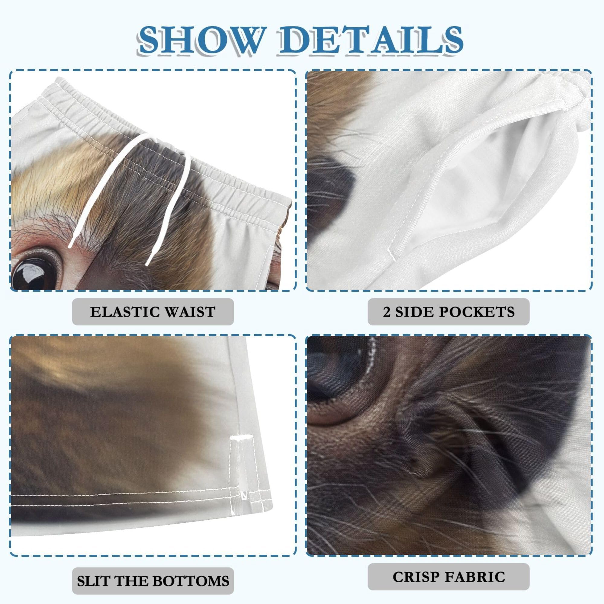 YYZZH Cute Monkey Baby Boy Casual Shorts Athletic Shorts Pants with Pockets Multi