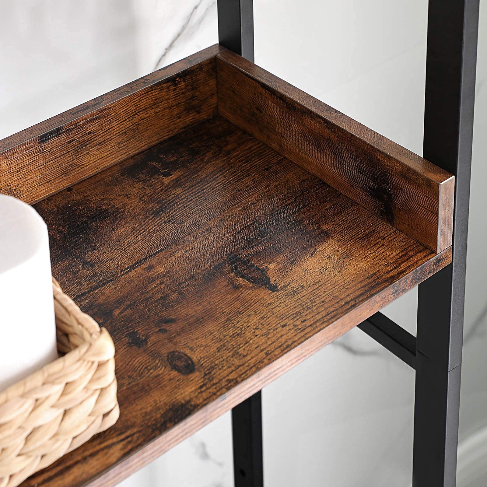 Buy VASAGLE Over The Toilet Storage, 3Tier Bathroom Storage Shelf, Over Toilet Bathroom