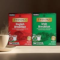 Vista 3 de Twinings English Breakfast - K-Cups de té negro para Keurig, 24 unidades (paquete de 1) + K-Cups de té negro Irish Breakfast para Keurig, 24