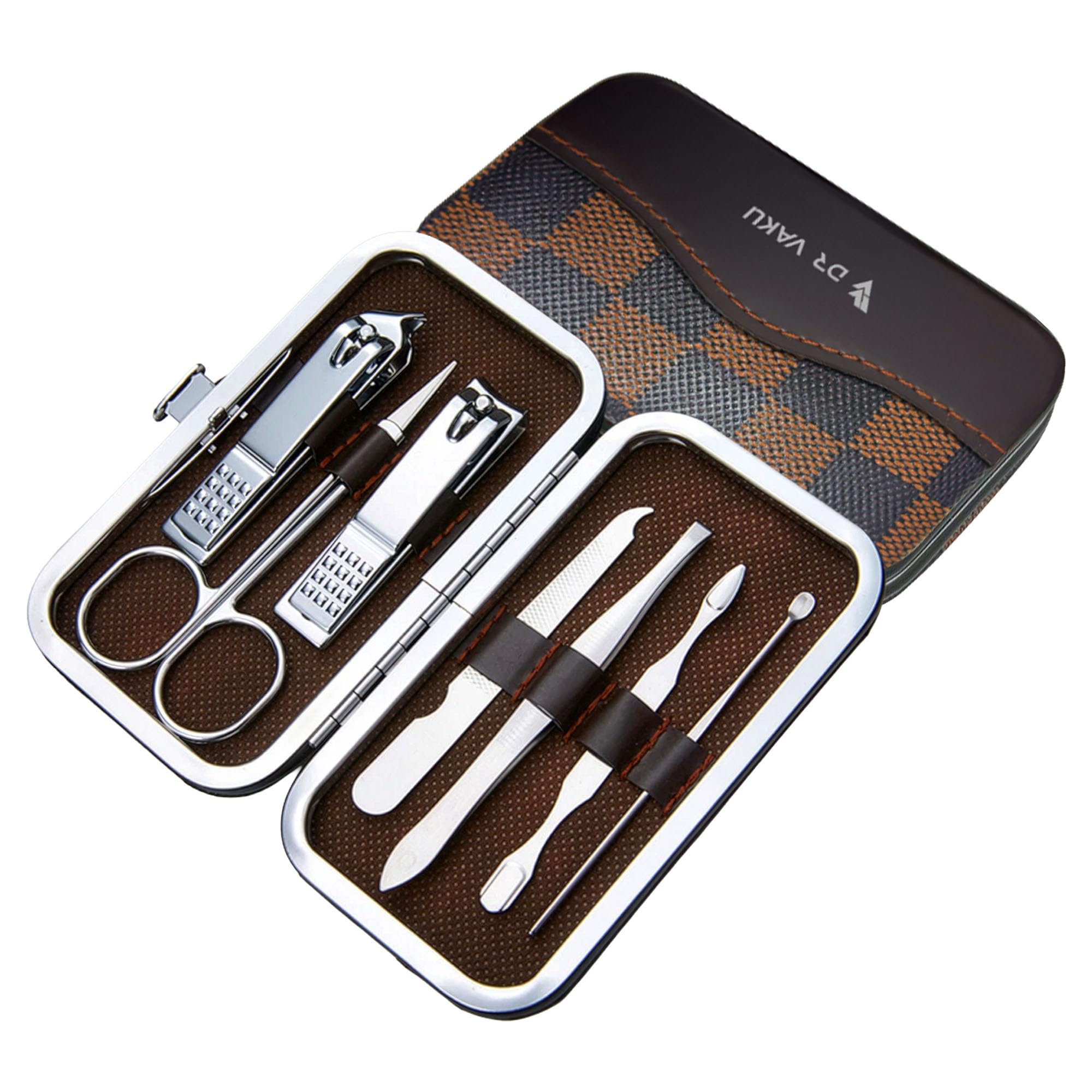 Buy DR VAKU 7 in 1 Stainless Steel Nail Care Tool Kit with Travel