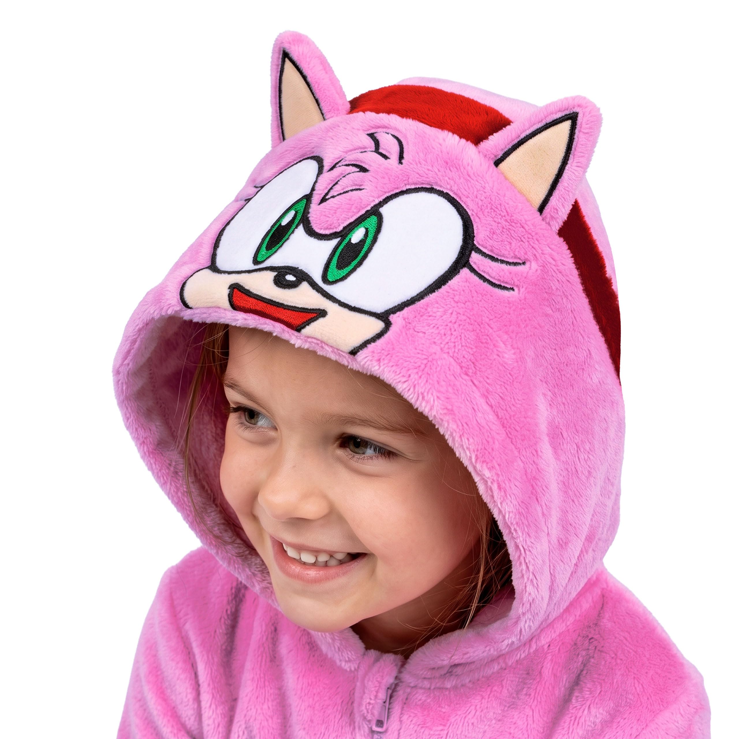 Sonic the Hedgehog Kombinezon Piżamowy, Piżama Amy z Uszami 3D