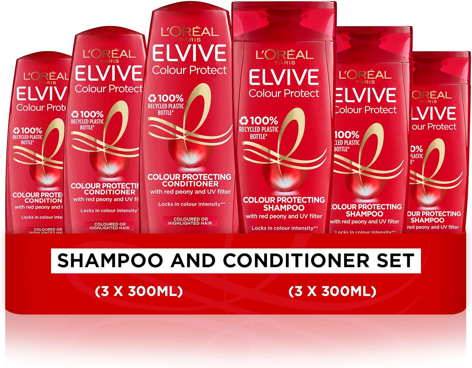L'Oreal Shampoo and Conditioner Set by Elvive Colour Protect For