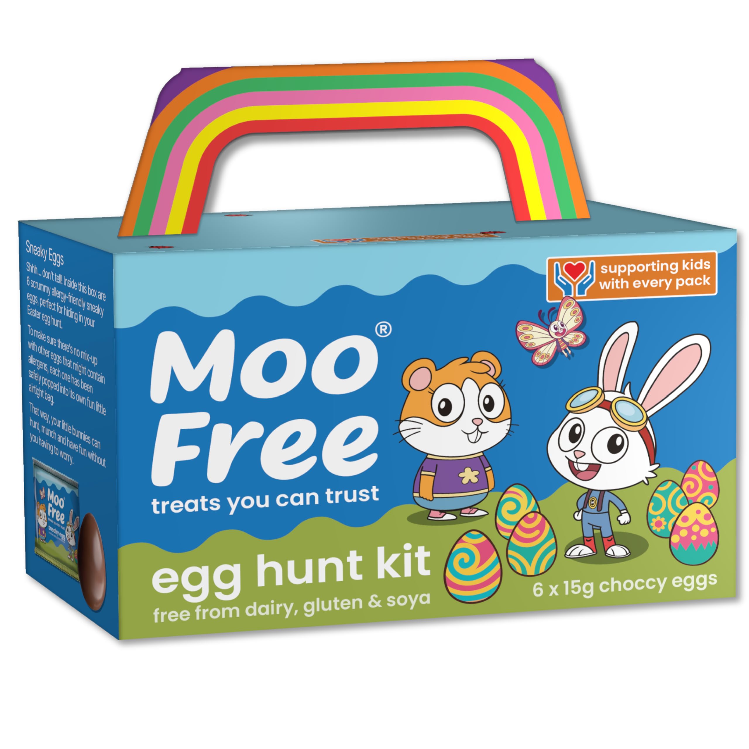 – Moo Free Easter Egg Hunt Kit - Dairy Free & Vegan - 6 Eggs (90g)