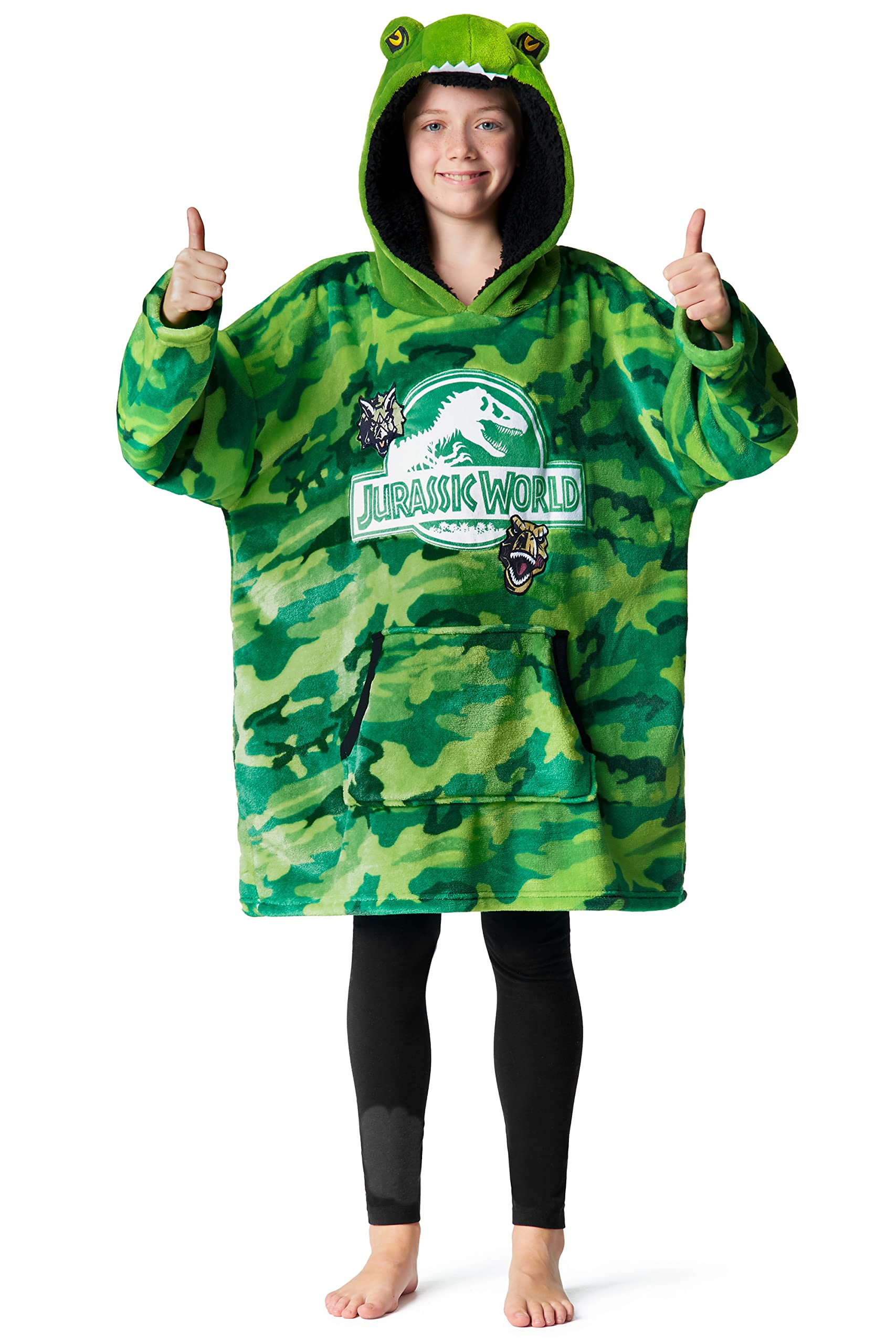 Jurassic World Felpa Bambino Dinosauro - Felpe oversize in Pile
