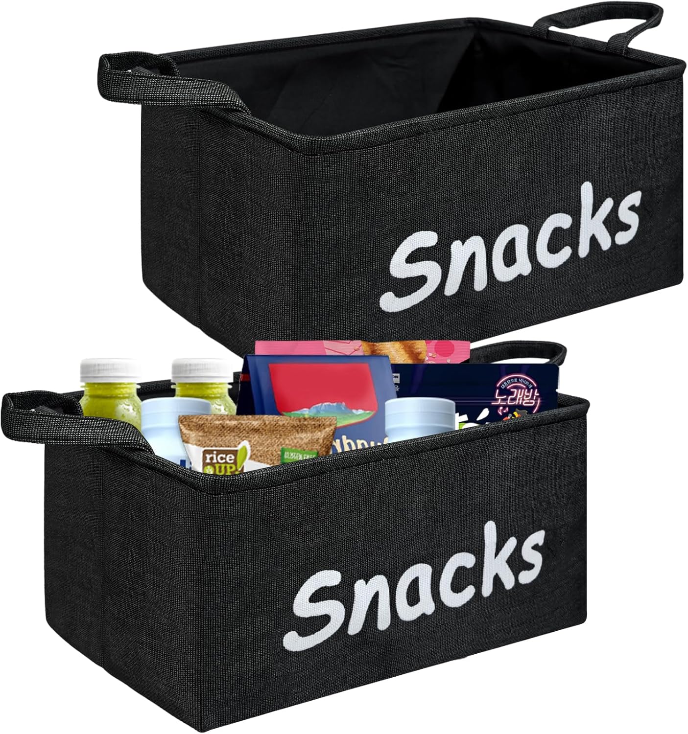Snack Organizer Mit 6 Fächern - Faltbare Snackbox 40x25x18cm Für Küche & Büro
