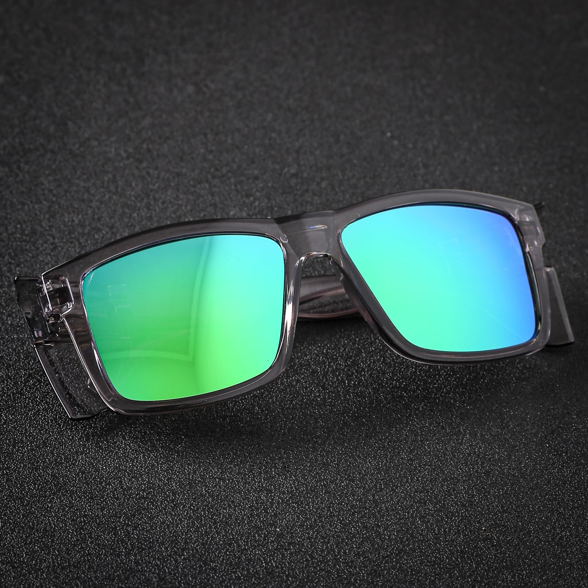 Occhiali da sole di sicurezza polarizzati da uomo e donna, resistenti agli urti, protezione ANSI Z87UV400 con protezione laterale