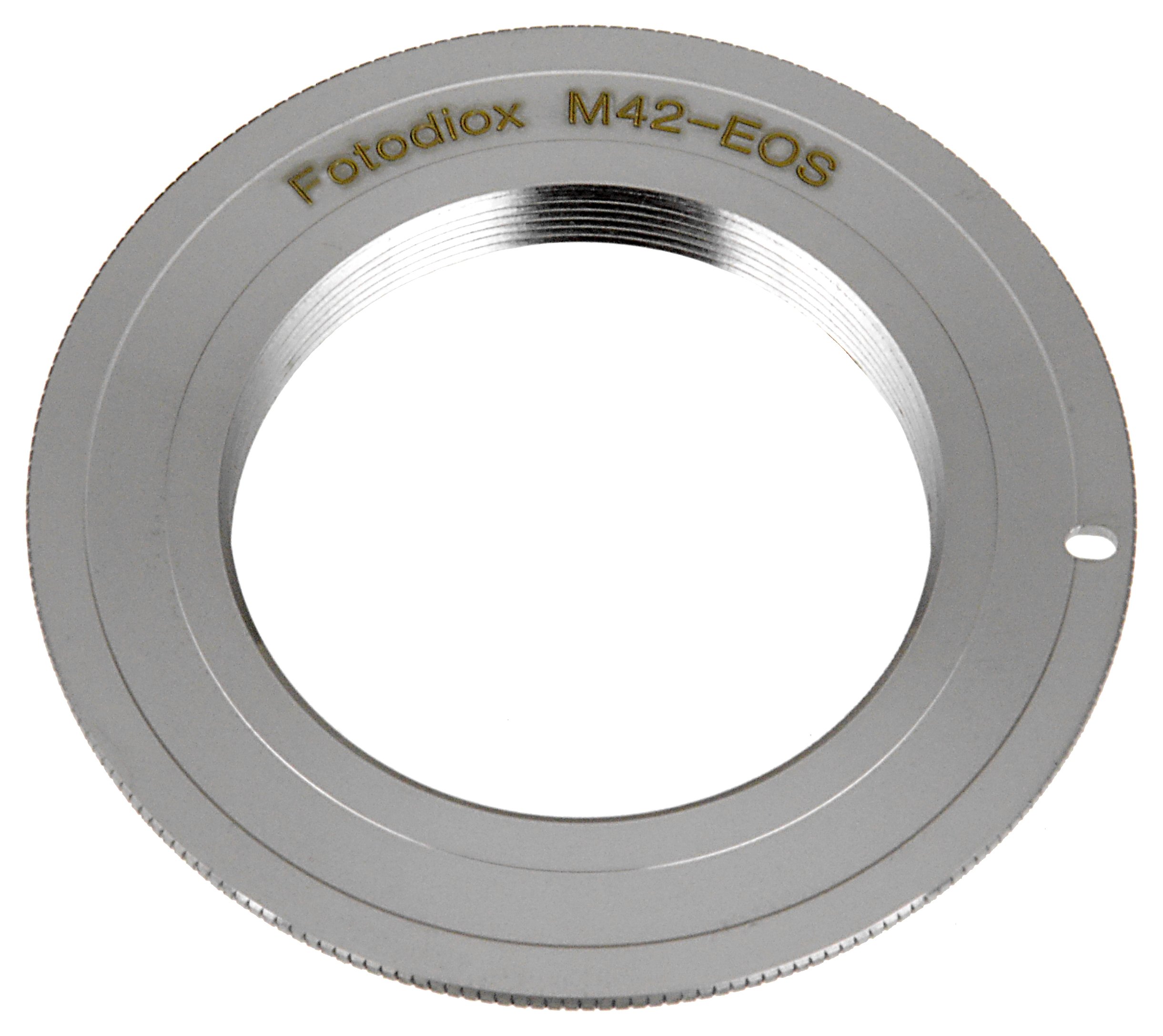 FotodioxLens Mount Adapter Compatible with M42 Type 1 Lenses on Canon EOS EF/EF-S Cameras
