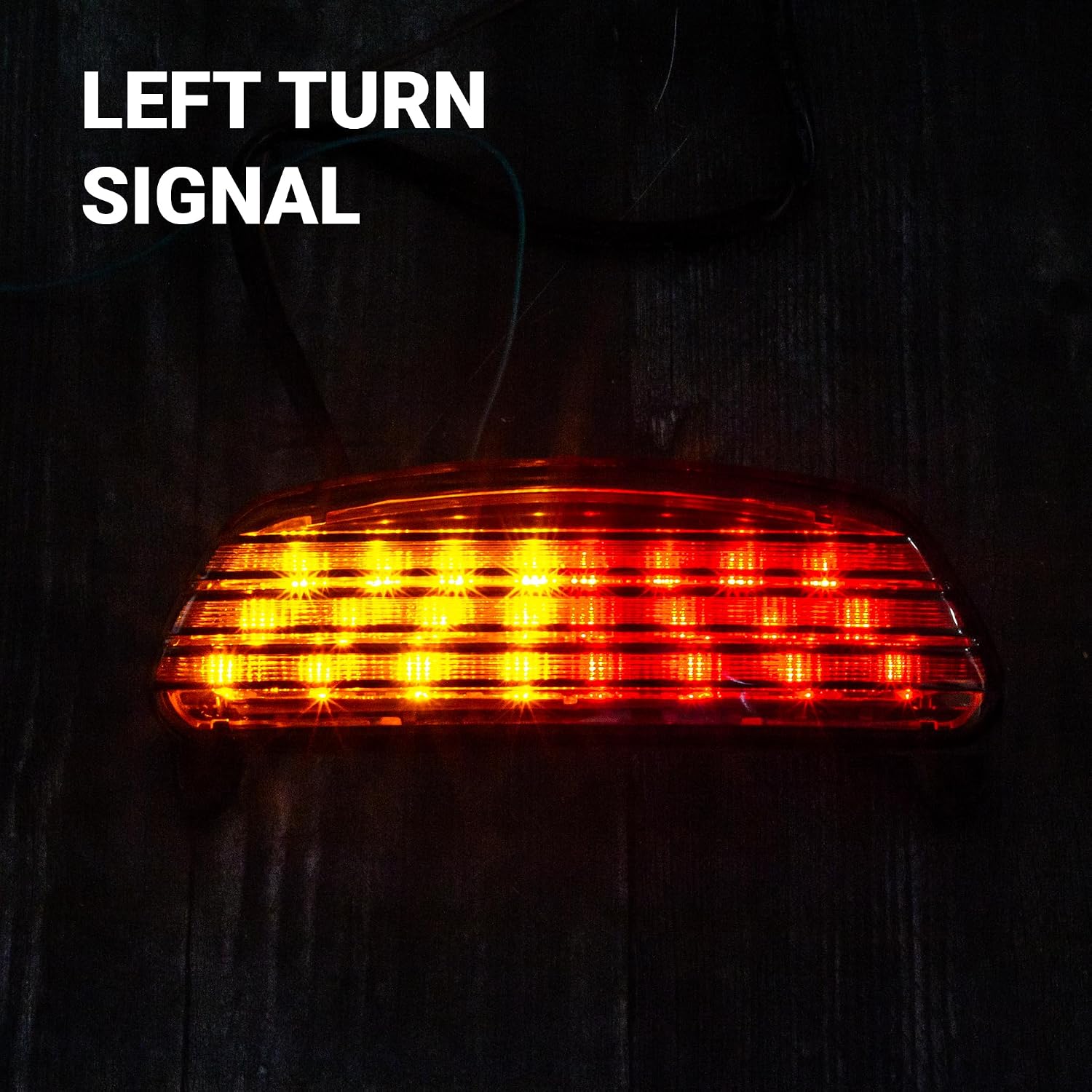 Eagle Lights Bobtail Tri-Bar LED Tail Light with Integrated Turn Signals for Harley-Davidson® Softail Motorcycles – 2006-2015 FXST, FXSTB, FXSTC, FXSTS & FLSTSB, Plug & Play