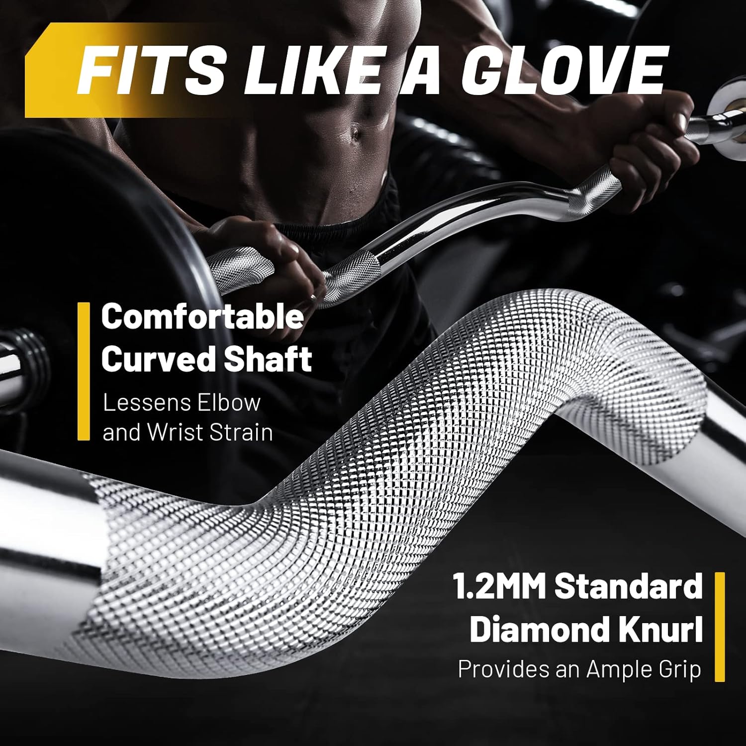 LIONSCOOL Premium 4ft/4.9ft/6ft Barbell for Strength Training and Olympic Weightlifting, 2 Inch Bar for Squats, Curls, Deadlifts, Presses, Hip Thrusts, 350lbs/500lbs/700lbs Weight Capacity