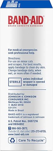 Vista 28 de Apósitos adhesivos Band-Aid en tiras transparentes, hfs-koi-zk-a2016, Todo un tamaño, Sheer, 1, 1
