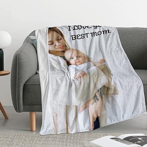 Miniatura 3 de Youltar Manta personalizada con collage de fotos, regalo de cumpleaños y boda personalizado para papá, mamá, niños, perros, amigos o parejas, foto 1