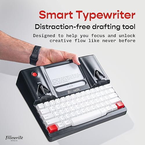 Miniatura 2 de Máquina de escribir inteligente Freewrite | Máquina de escribir digital con pantalla de tinta E para escritura sin distracciones | Procesador de