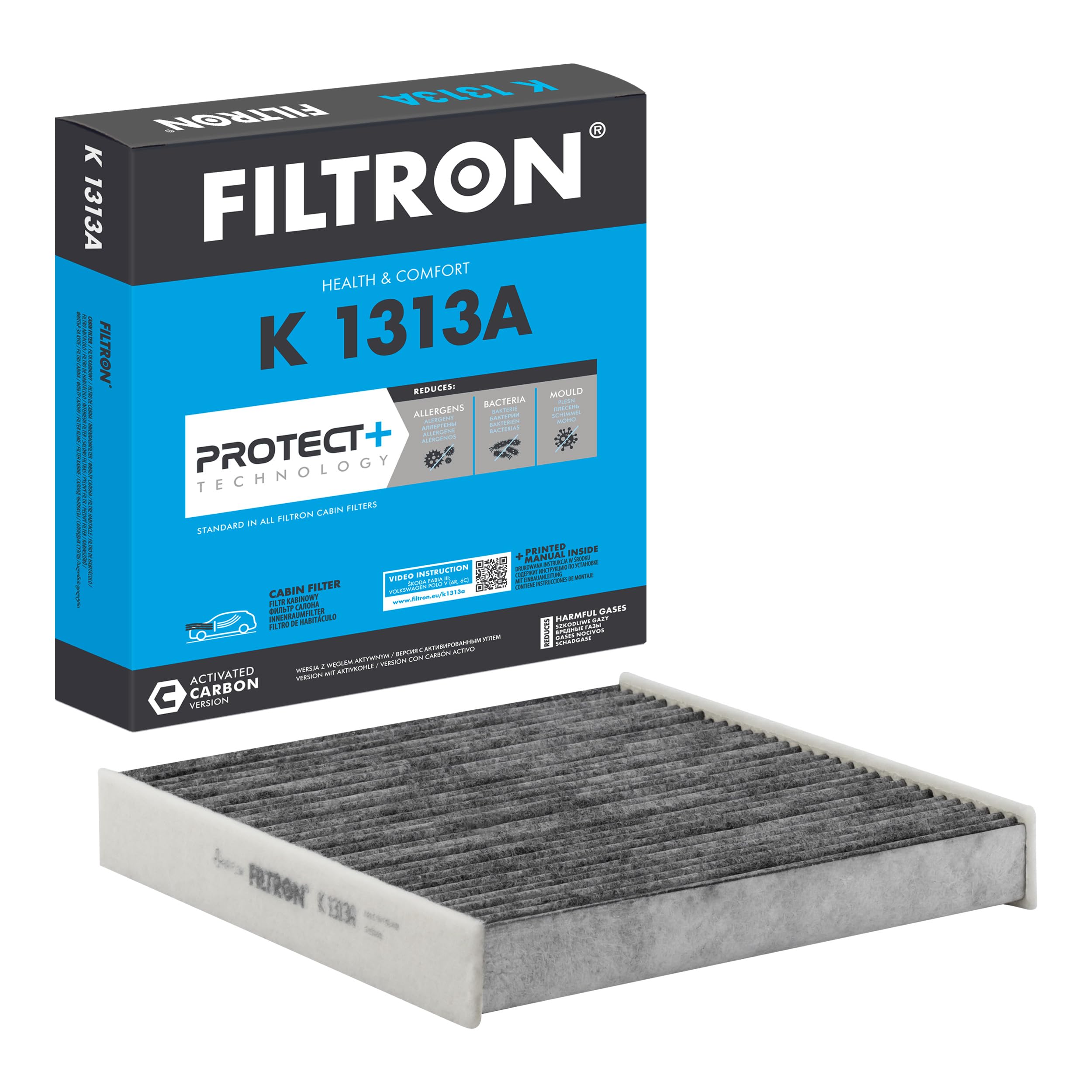 2x ✅Fits FILTRON K 1313A CABIN FILTER AUDI A1, SEAT IBIZA V, TOLEDO  ⭐UK Seller⭐