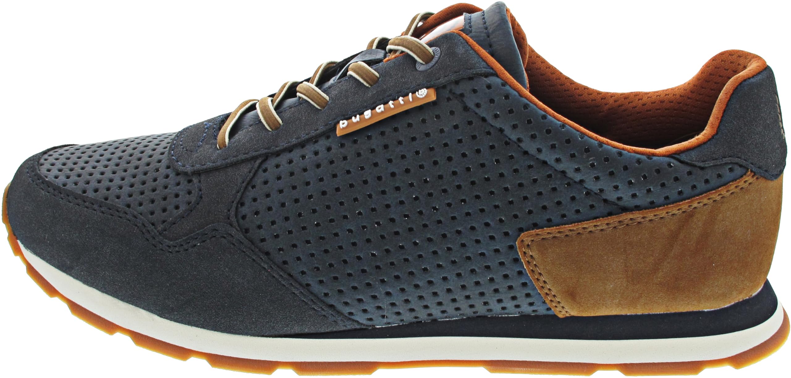 bugatti Men's Lace-Up Shoes in Blue, darkblue, 7.5 UK