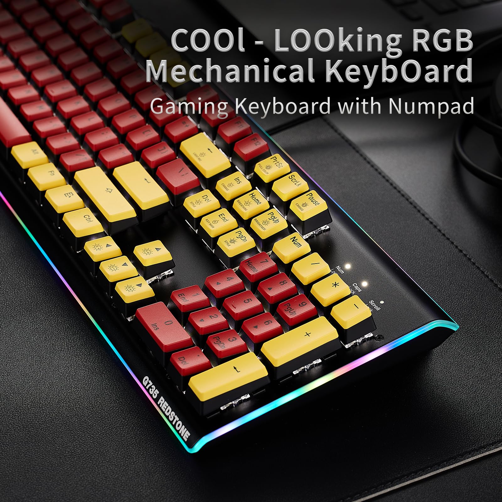 Amazon.com: Hexgears GK735 Wired Mechanical Gaming Keyboard, Hot