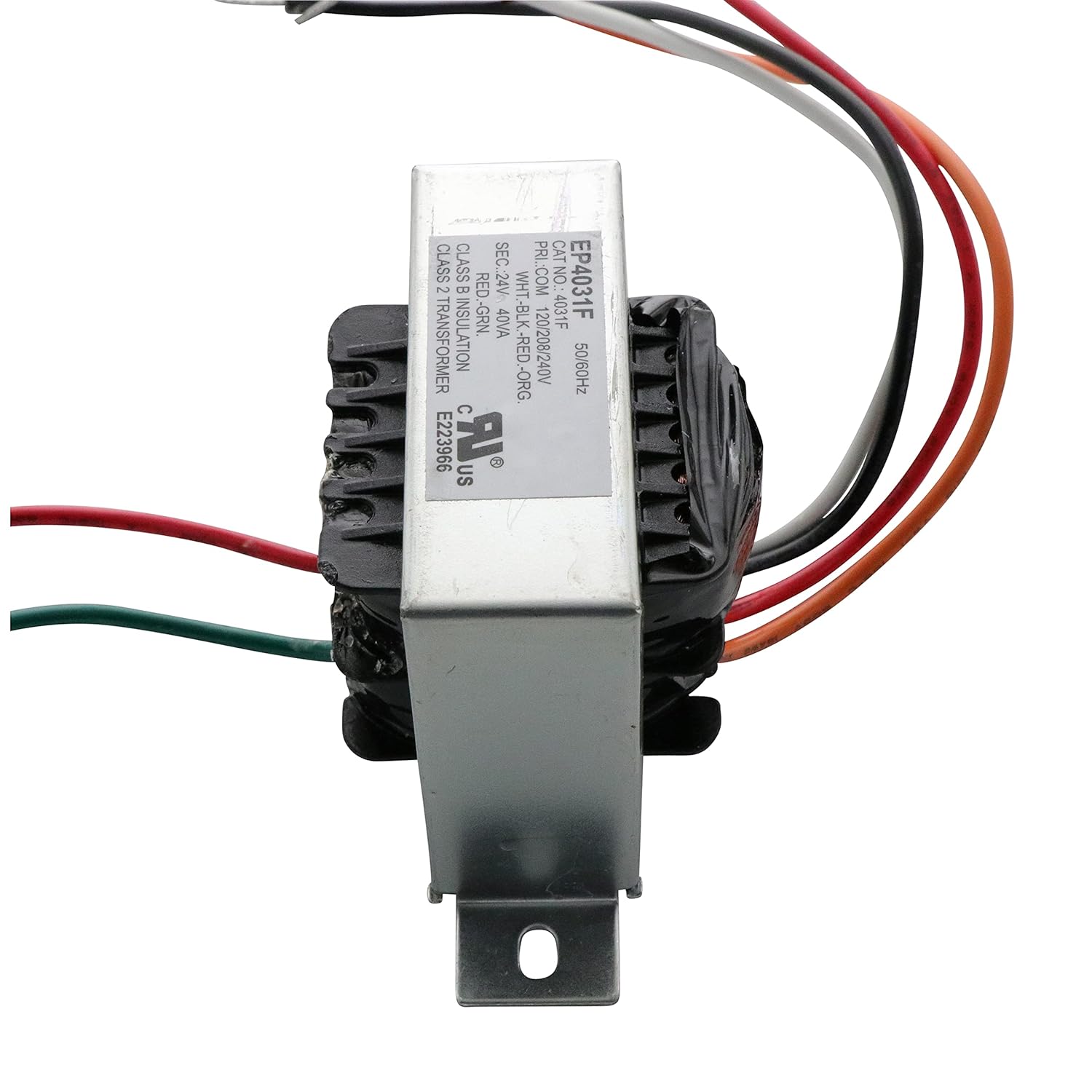 Endurance Pro 2 Pk EI Type Isolation Transformers PRI.120/208/240 V AC 50/60Hz 24 V AC 40 VA Class 2 Control with Foot Mount Replacement for Jard 4031F HVAC Furnace Multi Tap Packard 42440 Gemline