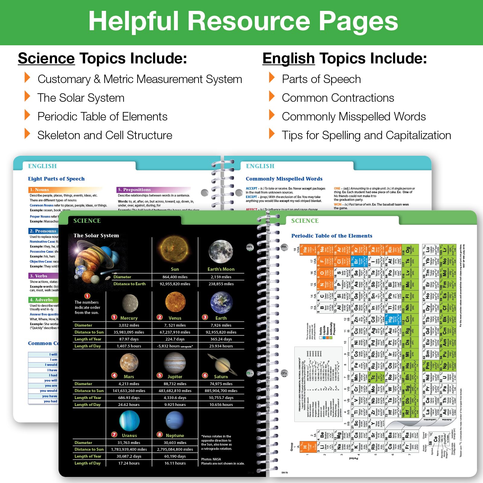 Global Datebooks Agenda datata per studenti delle scuole medie o superiori per l'anno accademico 2025-2026, include righello/segnalibro e adesivi per la pianificazione (stile matrice, 17,8 x 22,9 cm