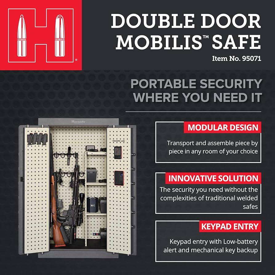 nao・.。*・.。* Amazon.com: Hornady Mobilis Safe Double Door (95071