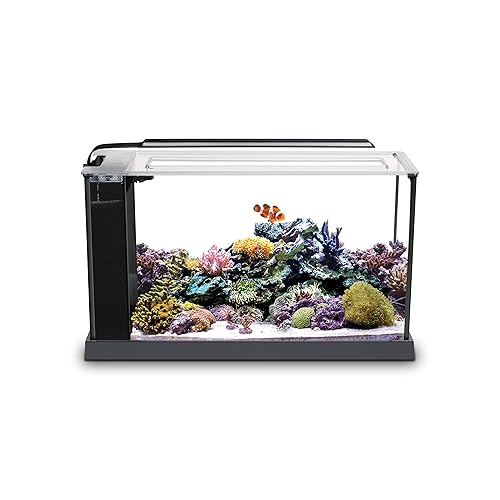 Fluval Sea Evo V Saltwater Fish Tank Aquarium Kit, Black,