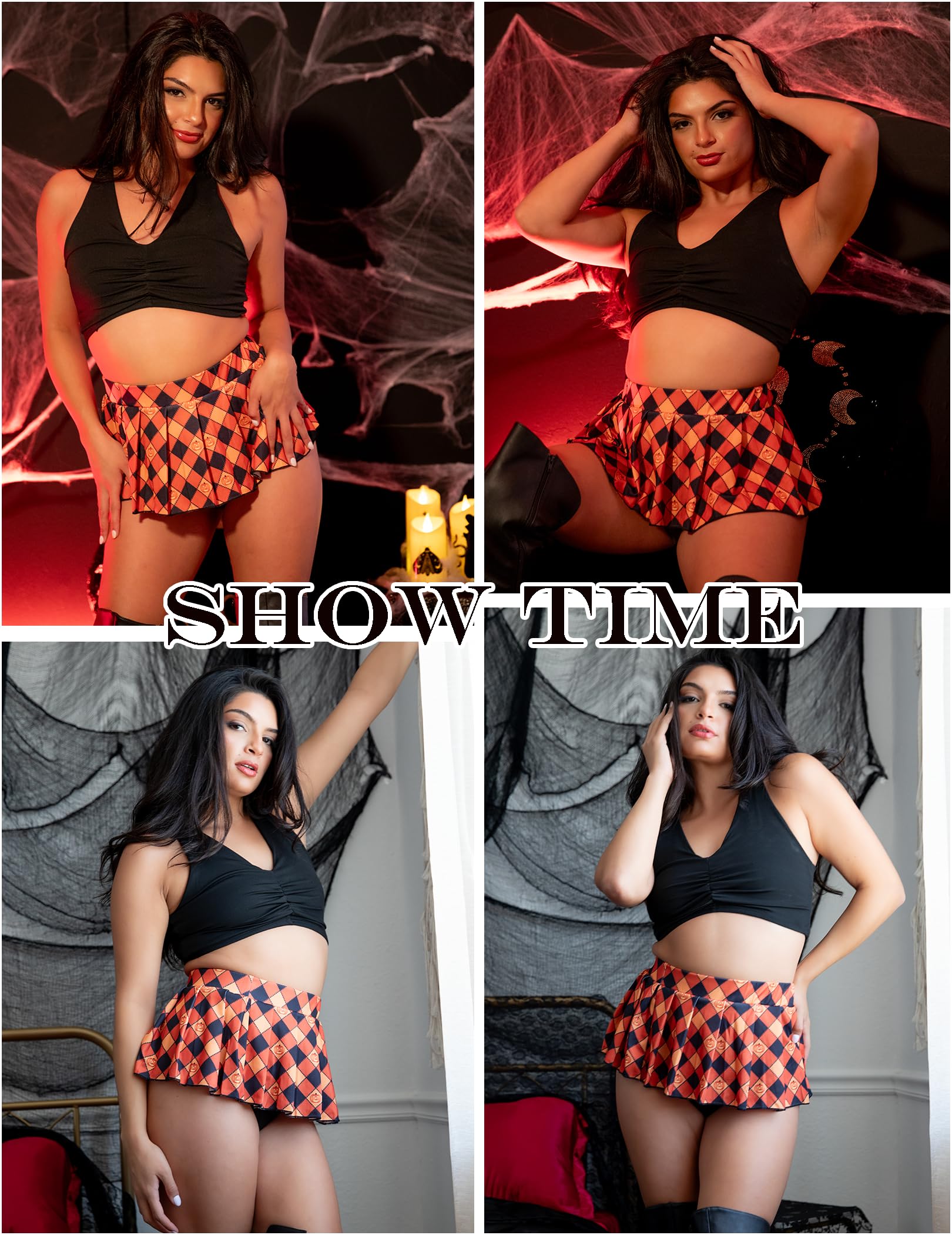 Avidlove Pleated Skirts for Women Y2k Mini Skirt Casual Short Skirts Micro Skirt XS-4XL