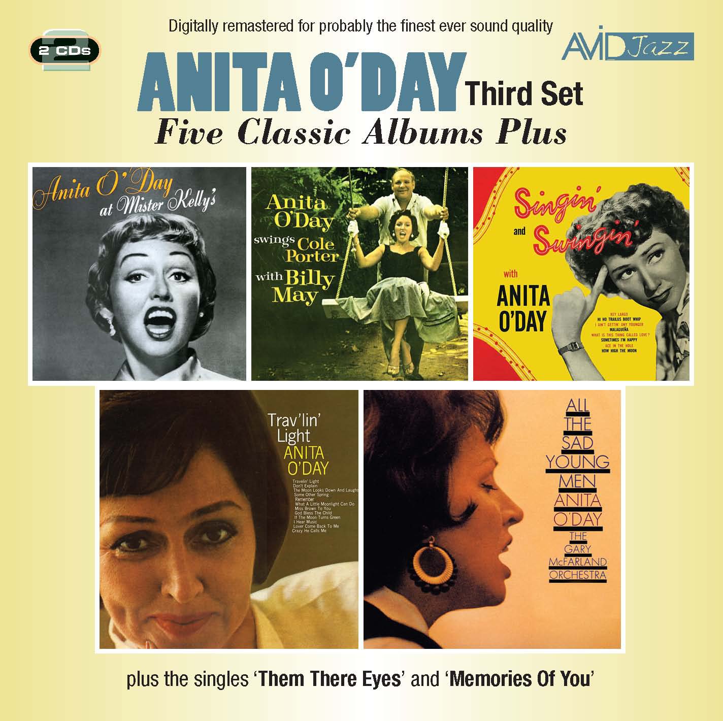 Anita Oday Five Classic Albums Plus CD New 5022810312925
