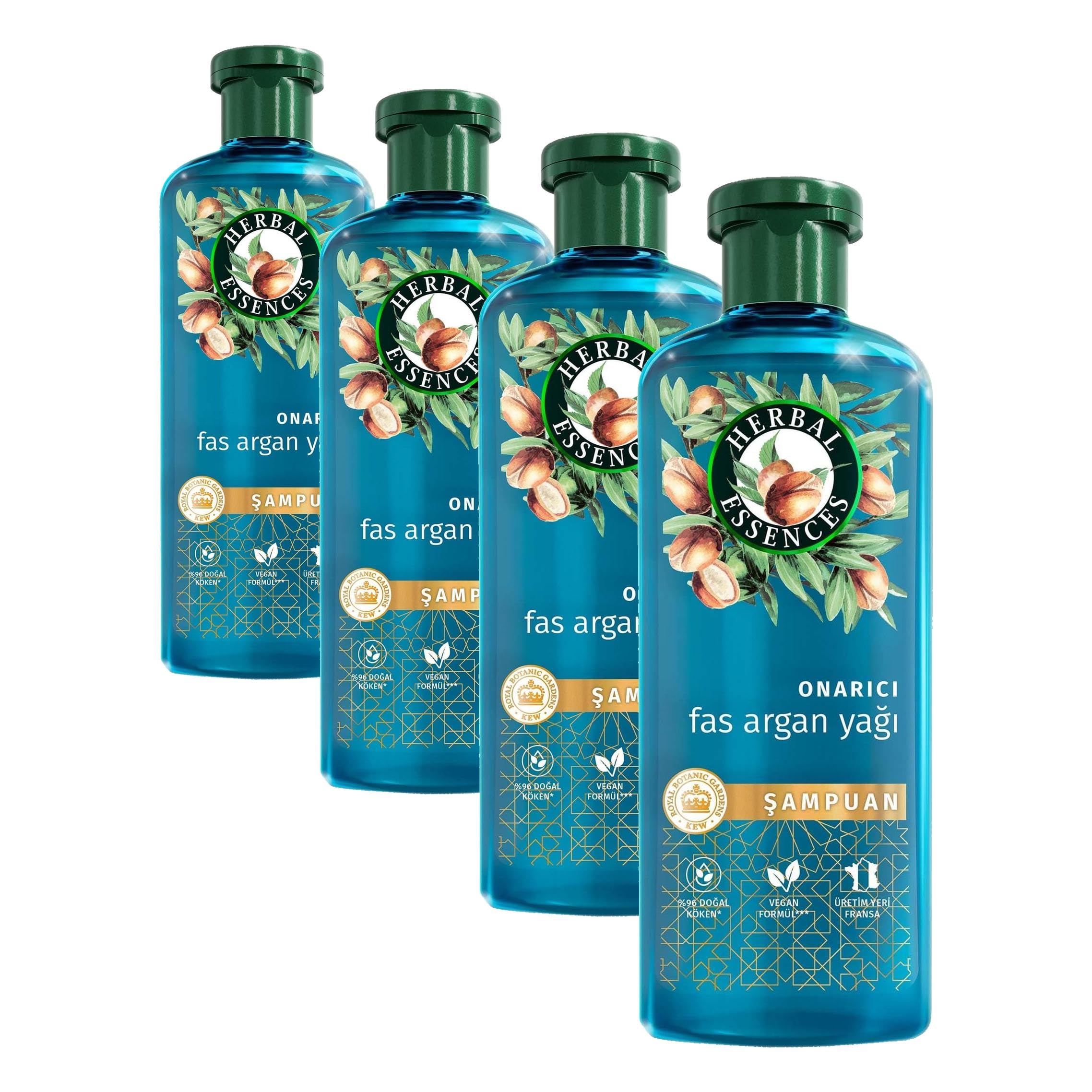 Herbal Essences Onarıcı Argan Yağı Şampuan 350ml (4 paketi)