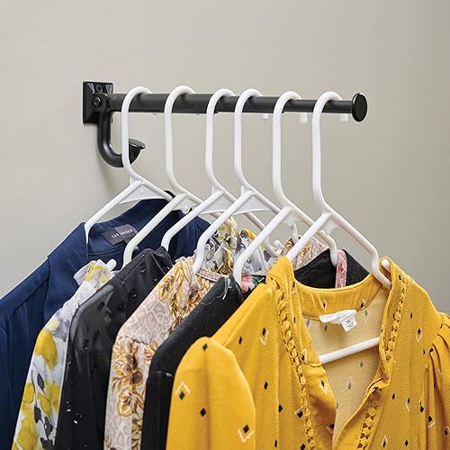 Miniatura 2 de Franklin Brass Gancho extendido cuadrado blanco puro Negro mate,Blanco puro,Níquel satinado