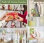 Crochet Car Air Freshener,15ml Diffuser Bottle with Strawberry Plant | Refillable Essential Oil Aroma Hanging Diffuser, Car Rearview Mirror Decor, Boho Home Office Ornament