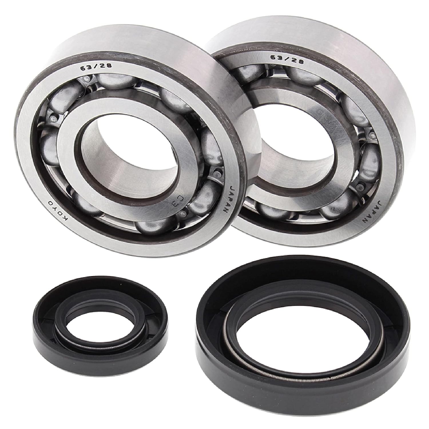 All Balls Racing Crank Shaft Bearing Kit 24-1030 Compatible with/Replacement for Honda CR250R 1992-2007