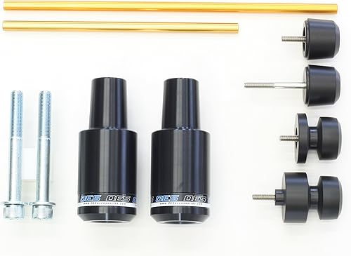 Miniatura 3 de OES Frame Sliders Tenedores Sliders Deslizadores Eje Trasero Yamaha FZ-07 FZ07 MT-07 2015 2016 2017 2018 2019 2020 2021 Sin Corte Rojo