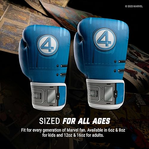 Miniatura 4 de Hayabusa Marvel - Guantes de boxeo clásicos para hombres, mujeres y niños, con licencia oficial, 16 onzas, 12 onzas, 8 onzas, 6 onzas,