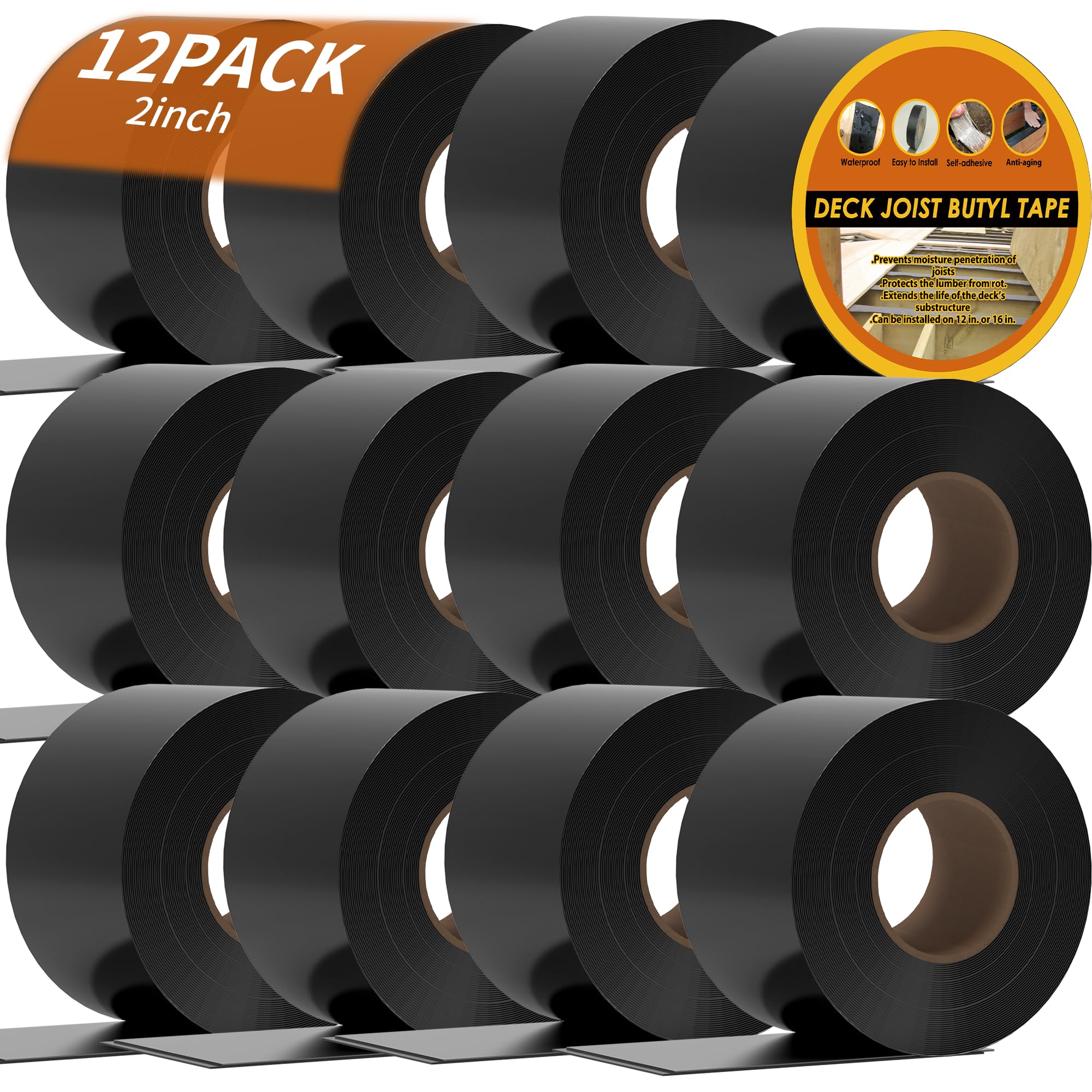 JOAPRIL Butyl Tape 12 Pack