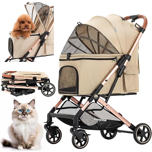 Kenyone Pet Stroller for Medium Dogs 55lbs