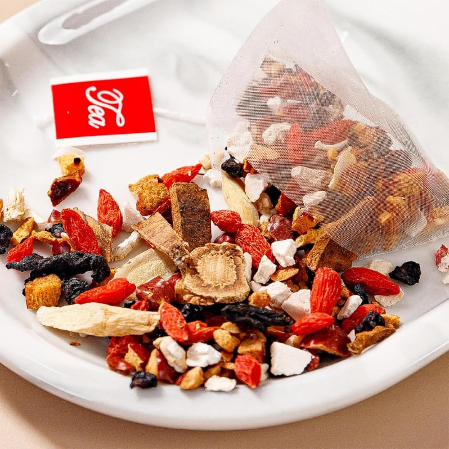 Kidney Tea - Ginseng and Wolfberry Tea, Ginseng Mulberry Gouqi Teabags, Natural Organic Kidney Cleanse Detox for Women & Men, 6 Precious Ingredients Formula (1) - Image 5