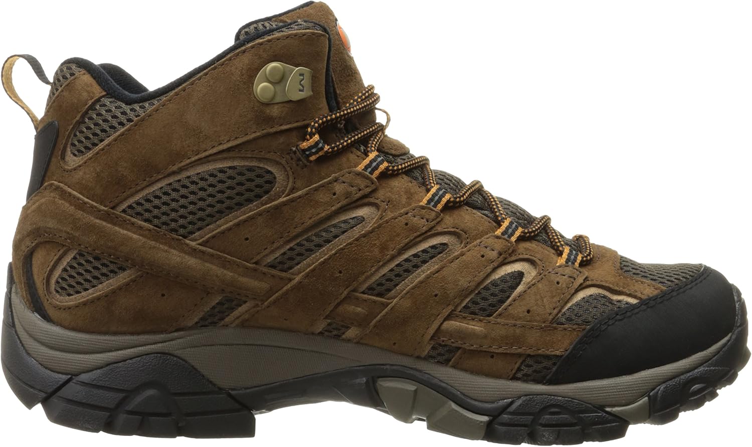 Merrell Men's Moab 2 Mid Waterproof Hiking Boot 7 Wide Earth