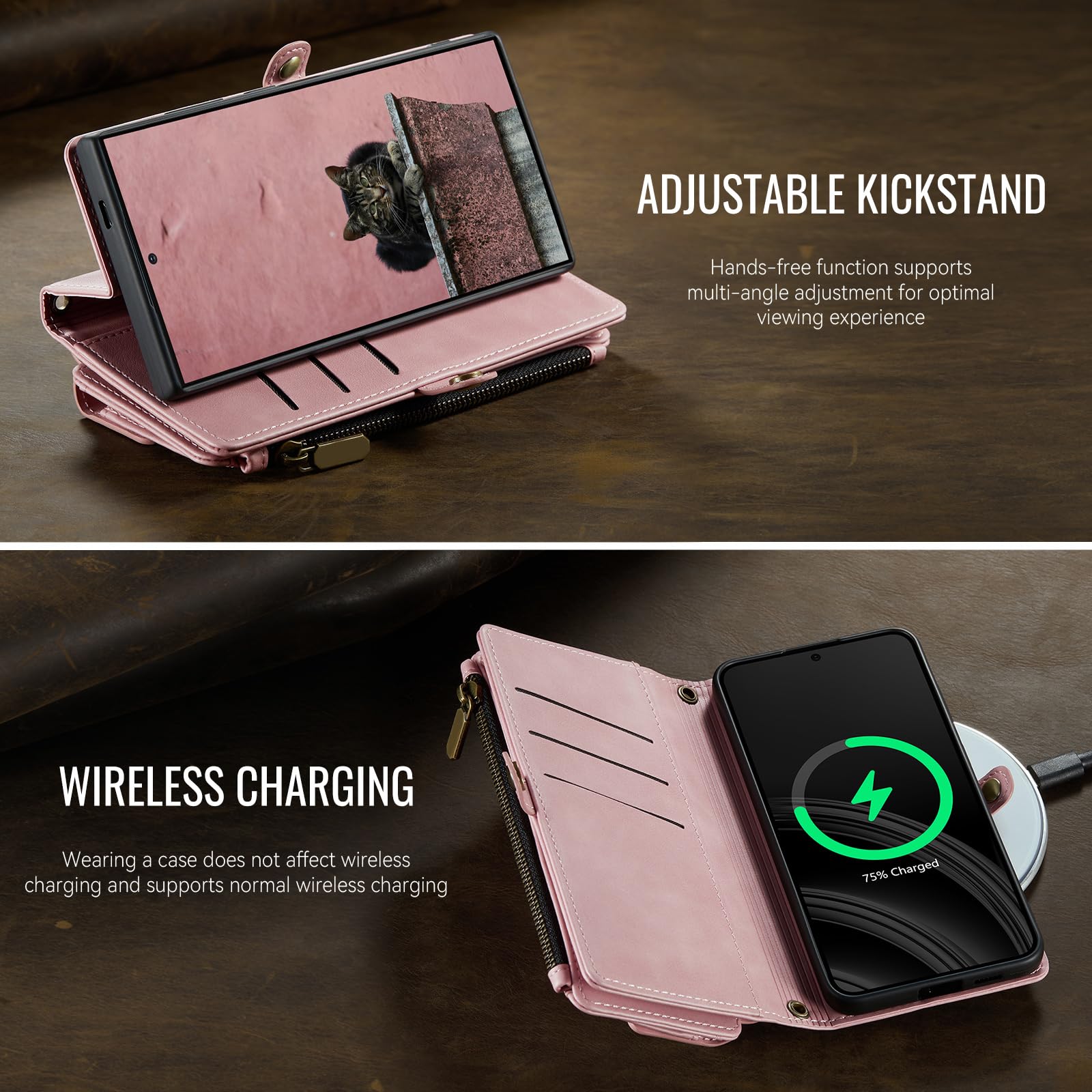 Wallet Case For IPhone 16E 2025 Leather Flip Real Cover & Glass Screen Protector | UK