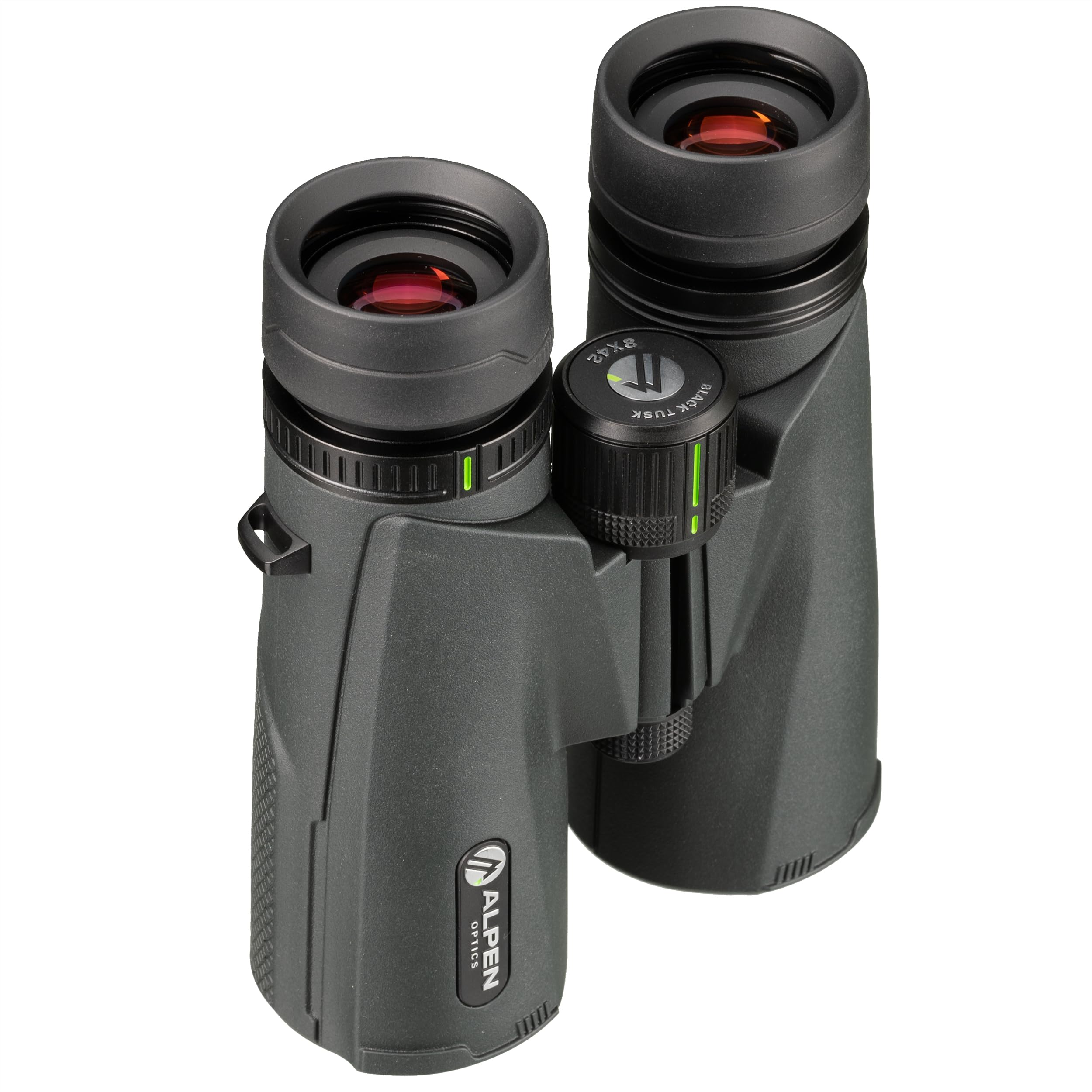 Alpen Optics Black Tusk Binocolo da caccia 8x42 impermeabile con vetro ED | Ingrandimento 8x, campo visivo 142 m, per occhiali, trasmissione luminosa oltre il 94 per cento, rivestimento PXA