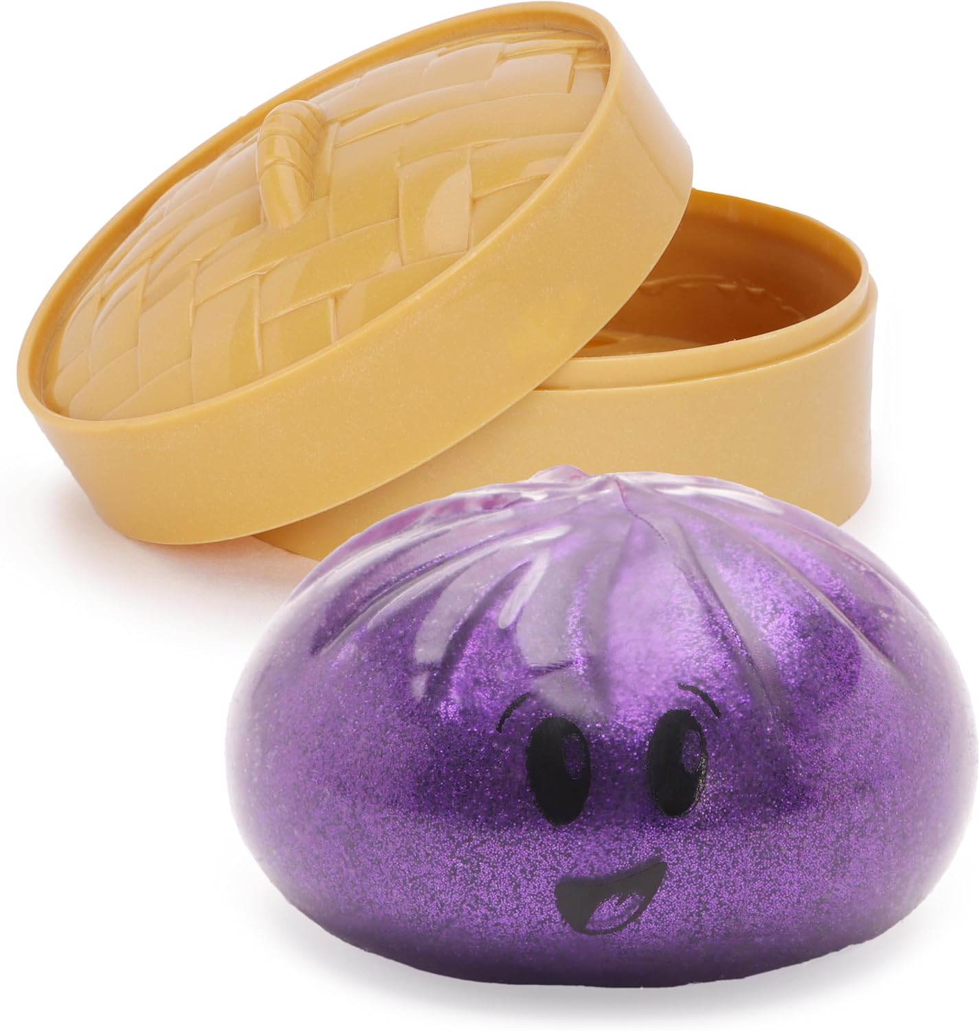 Toyland® Squishy Bao Dumpling Sensory Fidget Toy with Plastic Steamer Box - Squeeze Toys for Kids - 1 Chosen At Random - Ages 3+ — image 22