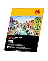 Vista 14 de KODAK Papel adhesivo fotográfico brillante, 8.5 x 11 pulgadas, 50 unidades, 4.23 oz/m²