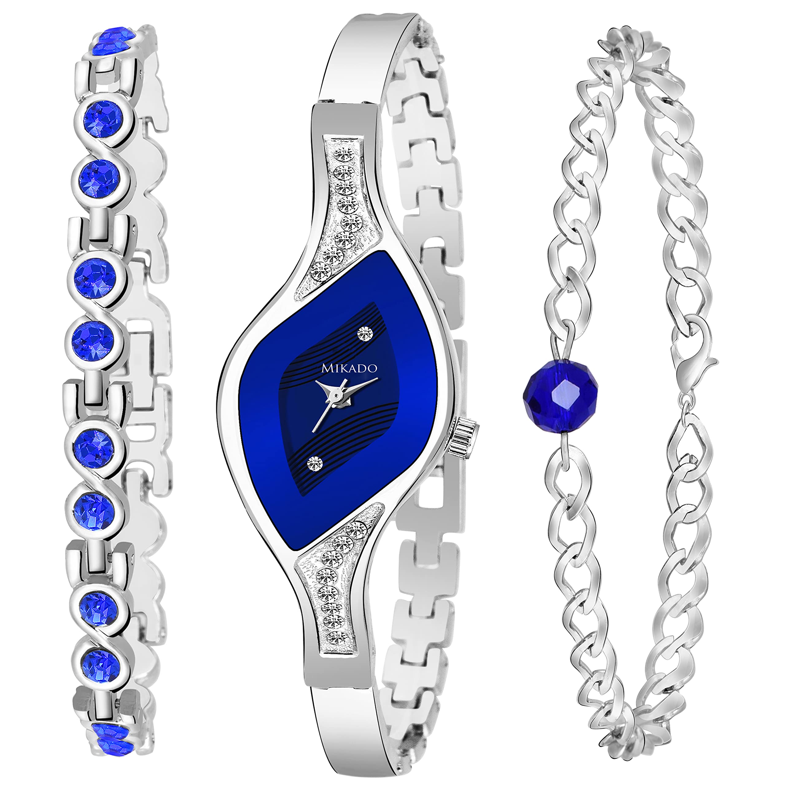 Mikado Magical Blue Analog Watch with Beautiful Bracelet for Women (B09YDGB8QJ) Amazon Price History, Amazon Price Tracker