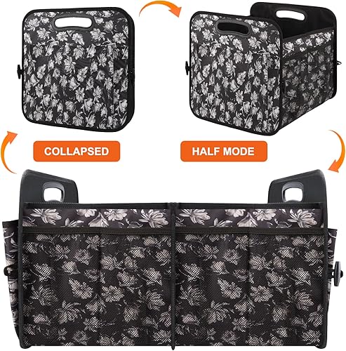 Miniatura 3 de Organizador de maletero, organizadores plegables y almacenamiento, accesorios de coche para mujeres y hombres, organizador de almacenamiento de