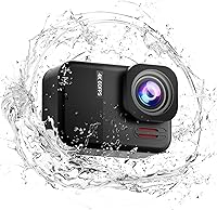 Yolansin 4K 60fps Underwater Action Camera - 10M IPX7 Waterproof, 48MP Touchscreen, 6-Axis EIS, 8X Zoom for Diving & Cycling