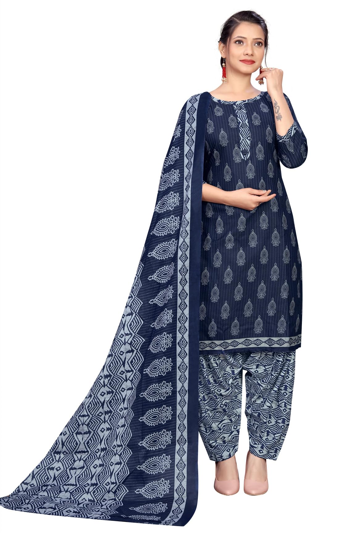 rajnandini Women Cotton Printed Ready to Wear Patiala Salwar Suit (Readymade_RW1163-P)-picture-23