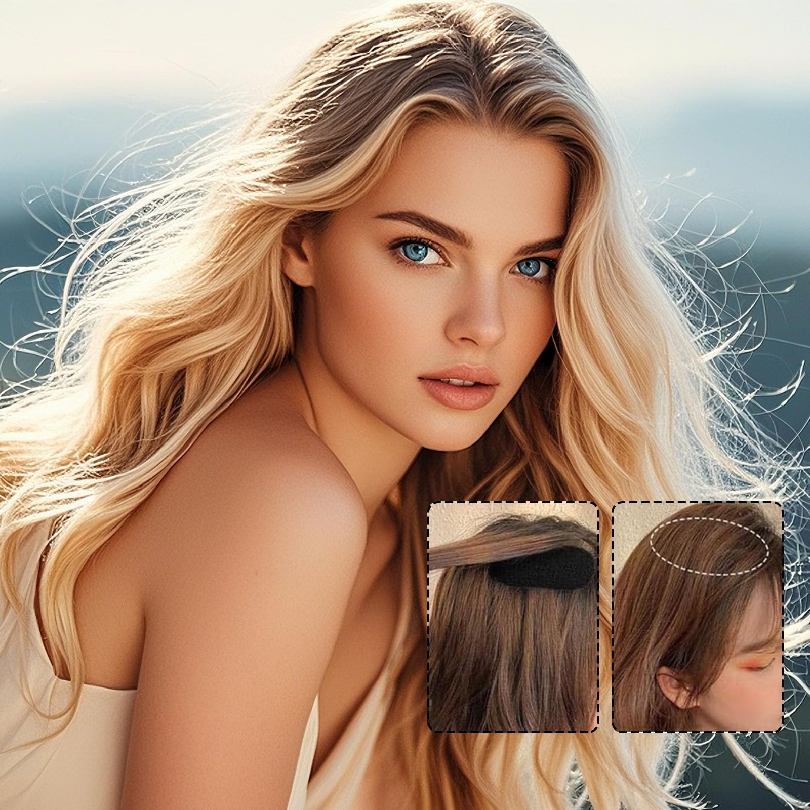 4 PCS Bump It up Headband, Hair Padding for Updos,Hair Bump It up Volume Inserts,Hair Volume Tool - Image 3